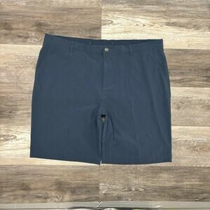 Adidas Shorts Primegreen Navy Blue Mens 42 Flex Grip Waist Logo Lightweight Golf